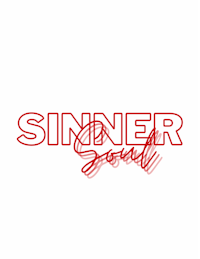 sinner soul logo on a white background